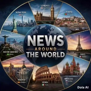 Telegram profile photo for 𝗡𝗘𝗪𝗦 𝗔𝗥𝗢𝗨𝗡𝗗 𝗧𝗛𝗘 𝗪𝗢𝗥𝗟𝗗🗞️🌏🌎🌍🧑🏻💻