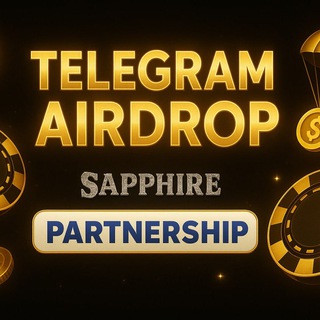 Telegram profile photo for Sapphire Partnership Airdrop Channel