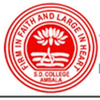 Telegram profile photo for S.D. College, Ambala Cantt