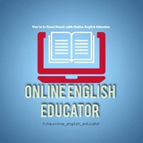 Telegram profile photo for Online English Educator 📖