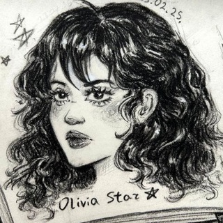 Telegram profile photo for curls and glasses🌓