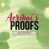 Telegram profile photo for Aerikai's proofs🧾 (formerly martymarion)