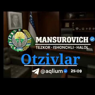 Telegram profile photo for ❍⃪꯭꯭➣꯭꯭𝐌𝐀𝐍𝐒𝐔𝐑𝐎𝐕𝐈𝐂𝐇•꯭꯭꯭|꯭꯭ OTZIV