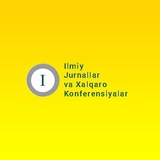 Telegram profile photo for Ilmiy jurnallar va Xalqaro konferensiyalar