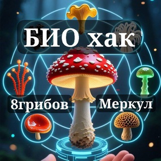 Telegram profile photo for 🍄 Грибная ПОМОЩЬ 🚑 для БИО хакинга и Духовных практик 🧘 🤩 8gribov 💖