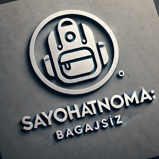 Telegram profile photo for Sayohatnoma: Bagajsiz!