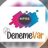 Telegram profile photo for KPSS AGS DENEME VE GÜNCEL BİLGİLER