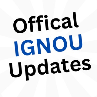 Telegram profile photo for Official IGNOU Updates
