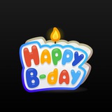 Telegram profile photo for Happy B-Day