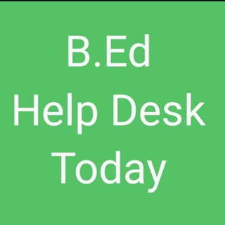 Telegram profile photo for B.Ed. Help Desk