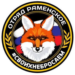 Telegram group profile photo for ОТРЯД РАМЕНСКОЕ #СвоихНеБросаем🇷🇺