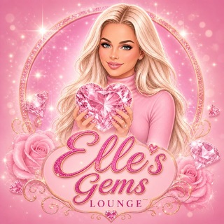 Telegram group profile photo for Elle’s Gems Lounge
