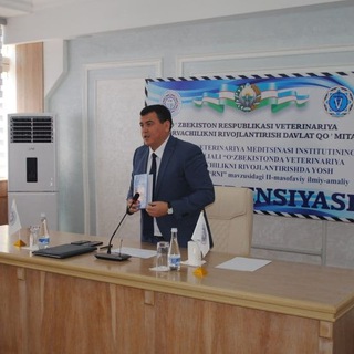Telegram profile photo for Samarqand davlat veterinariya meditsinasi, chorvachilik va biotexnologiyalar unversiteti Toshkent filiali direktor rasmiy kanal
