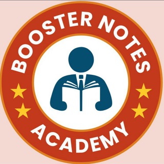 Telegram profile photo for Booster Notes Academy ©