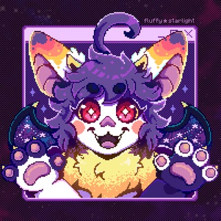 Telegram profile photo for ☽ Fluffy ☆ Starlight - Art Channel ☾