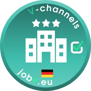 Telegram profile photo for jobv.eu - Работа в Германии 🏨 Гостиницы/Рестораны