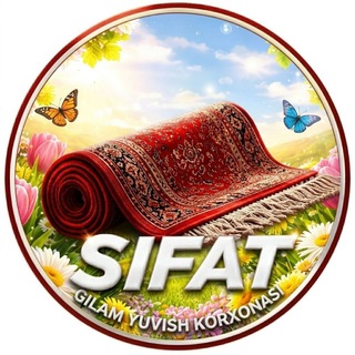 Telegram profile photo for SIFAT GILAM YUVISH KORXONASI