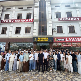 Telegram profile photo for SAYIMOV ACADEMY( Ozod Sayimov shogirdlari)