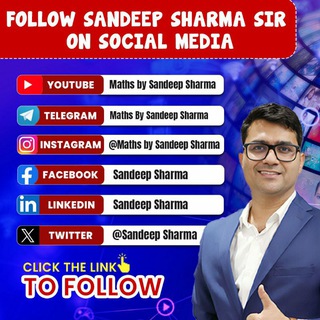 Telegram profile photo for Maths By Sandeep Sharma