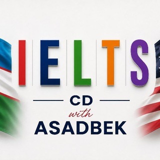 Telegram profile photo for _ 🇺🇿 IELTS CD with ASADBEK 🇺🇲_ Speaking | Listening