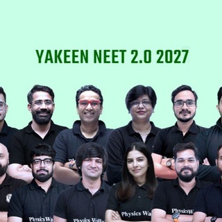 Telegram profile photo for PW YAKEEN 2.0 NEET 2027 LEGENDS