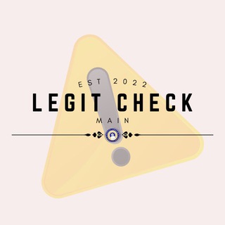 Telegram profile photo for LEGIT CHECK