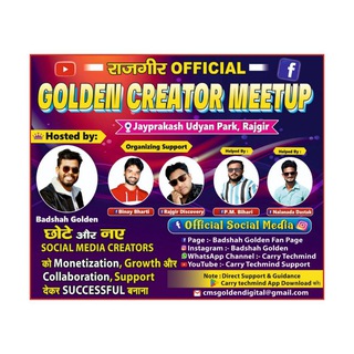 Telegram profile photo for Golden Creator meetup
