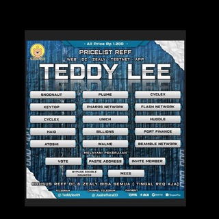 Telegram profile photo for Agent refferal airdrop by Teddy Lee