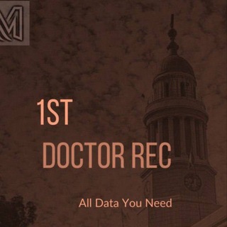 Telegram profile photo for 1st Doctor Record…🩺”
