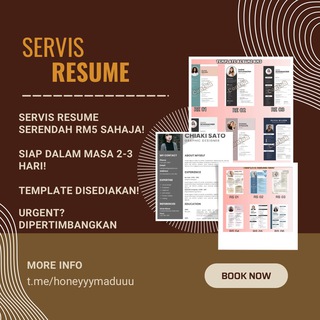 Telegram profile photo for Servis Resume serendah RM5