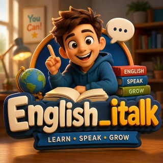 Telegram profile photo for آموزش زبان انگلیسی | English italk🎖️