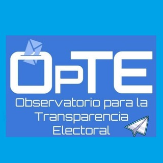 Telegram profile photo for Canal OpTE Observatorio para la Transparencia Electoral