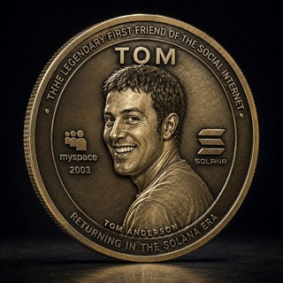 Telegram group profile photo for Tom - The First Meme Of MySpace