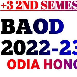 Telegram profile photo for BAOD +3 2ND SEMESTER EXAM (OSOU)