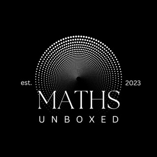 Telegram profile photo for MATHS UNBOXED discussion
