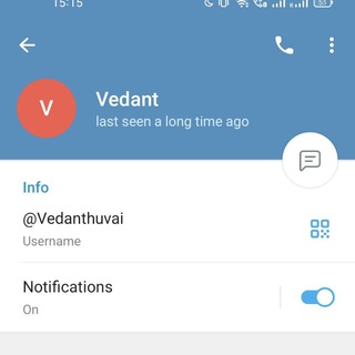 Telegram profile photo for @Vedanthuvai Vedanthuvai Scammer