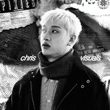 Telegram profile photo for chris // cover visuals🫧
