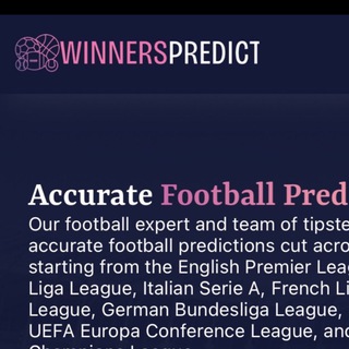 Telegram profile photo for WINNERSPREDICT.COM⚽️⛹️🎾