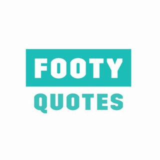 Telegram profile photo for FOOTY QUOTES 📢