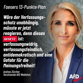 Telegram profile photo for Andrea Zürcher AFD💙