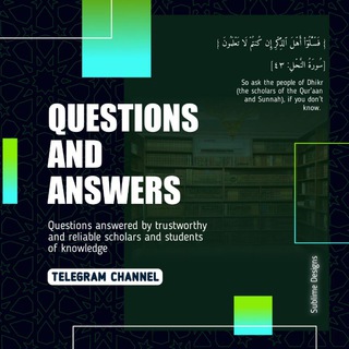 Telegram profile photo for Q&A - With Scholars/students of Ahlus Sunnah.