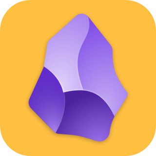 Telegram group profile photo for PRO Obsidian. Чат