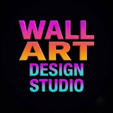 Telegram profile photo for WALLART • DESIGN