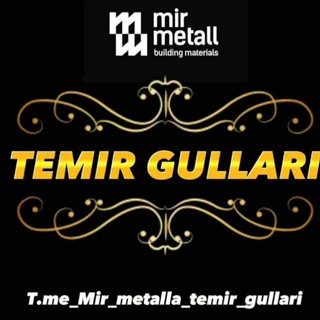 Telegram profile photo for Mir Metalla "Temir Gullar"