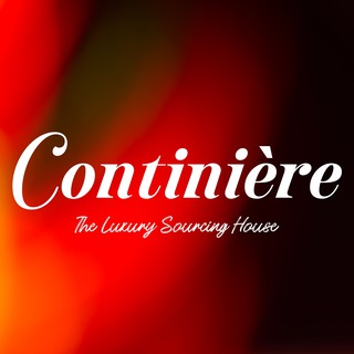 Telegram profile photo for Continiere | The Luxury Sourcing House