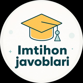 Telegram profile photo for Imtihon javoblari 2026