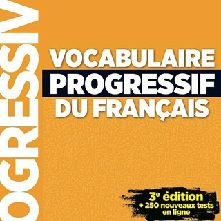 Telegram profile photo for Vocabulaire progressif A1-A2