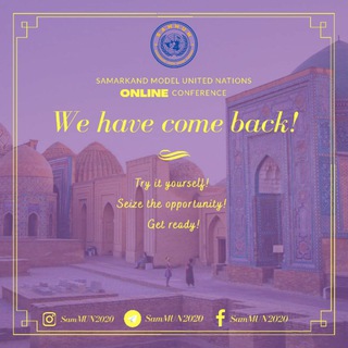 Telegram profile photo for Samarkand Model United Nations
