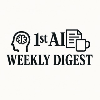Telegram profile photo for 1st AI WEEKLY DIGEST