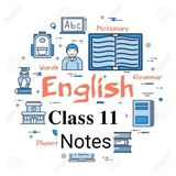 Telegram profile photo for Class 11th English Notes